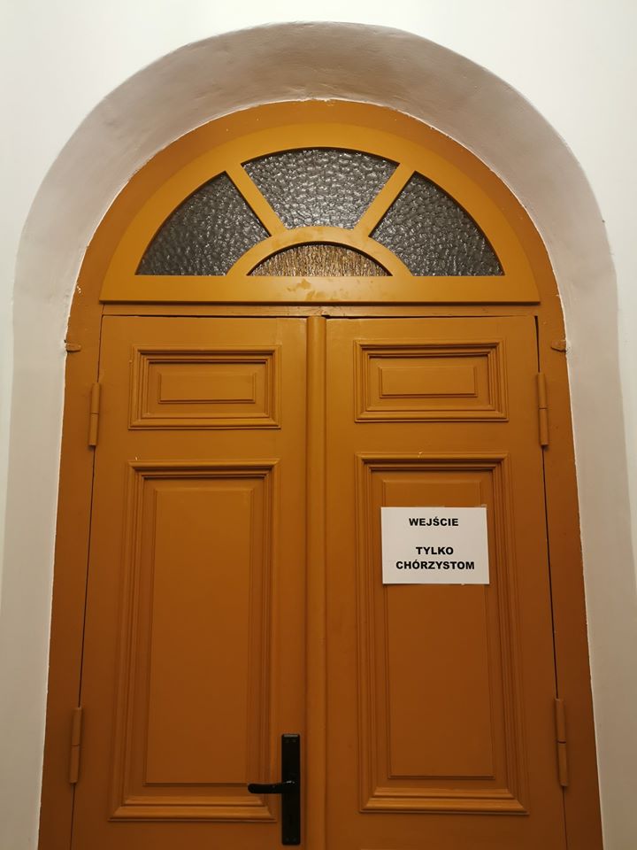 Wejście tylko chórzystom_2019